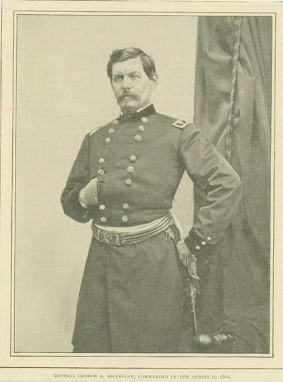 General George B. McClellan, Commander of the Armies in 1862 by Unknown